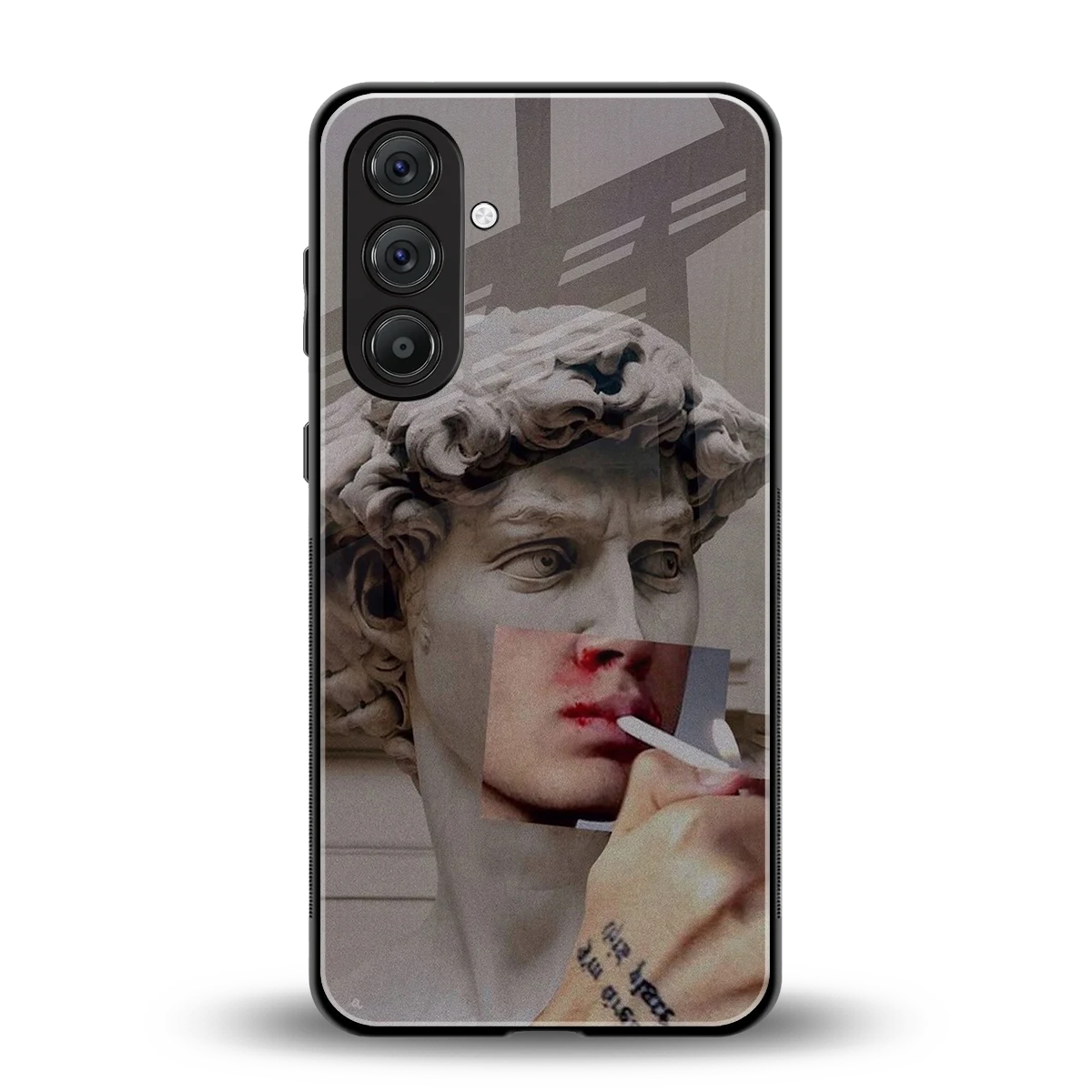Smokin David back phone cover | glass case for samsung galaxy a17 5g