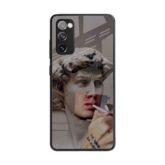 Smokin David back phone cover | glass case for samsung galaxy s20 fe