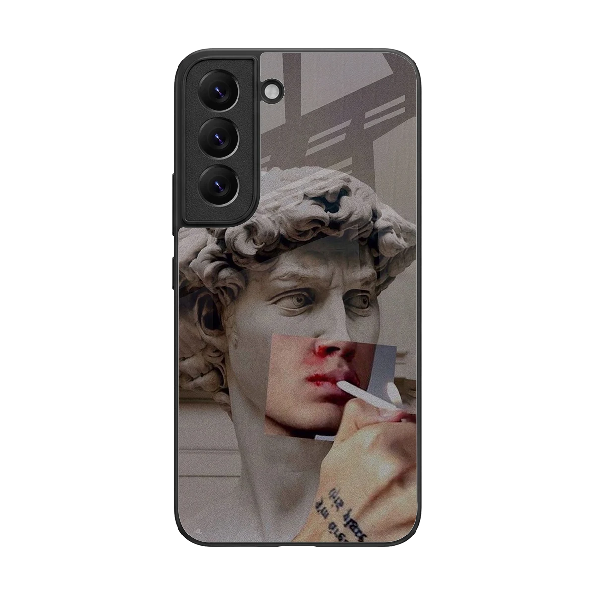 Smokin David back phone cover | glass case for samsung galaxy s22