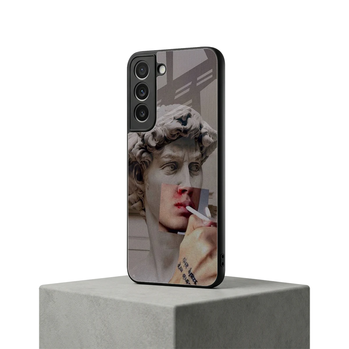 Smokin David samsung galaxy s22 mobile cover | shockproof glass phone case