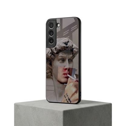 Smokin David samsung galaxy s22 mobile cover | shockproof glass phone case