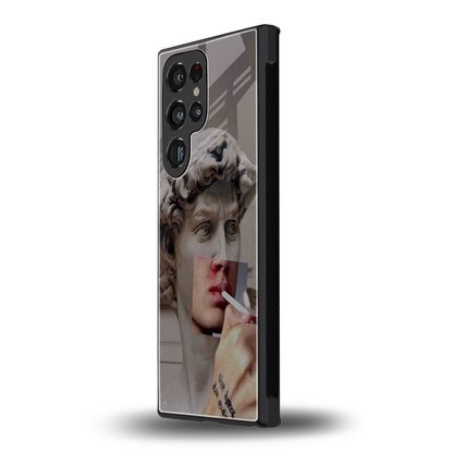 Smokin David samsung galaxy s24 ultra mobile cover | shockproof glass phone case