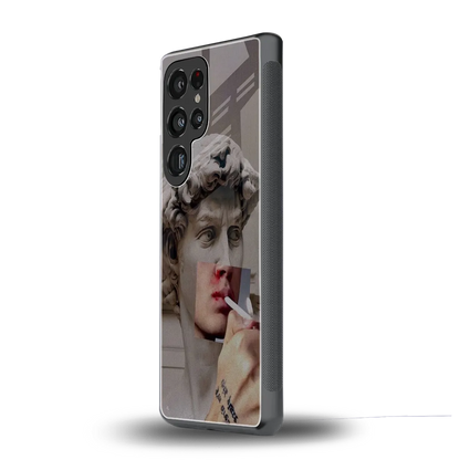 Smokin David samsung galaxy s25 ultra mobile cover | shockproof glass phone case