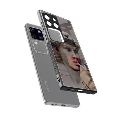 Smokin David sleekvivo v30 pro cover with tempered glass back and TPU edges