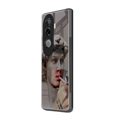 Smokin David vivo v40e mobile cover | shockproof glass phone case