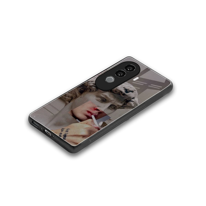 Smokin David stylish phone case for vivo v40e | glossy glass and slim fit