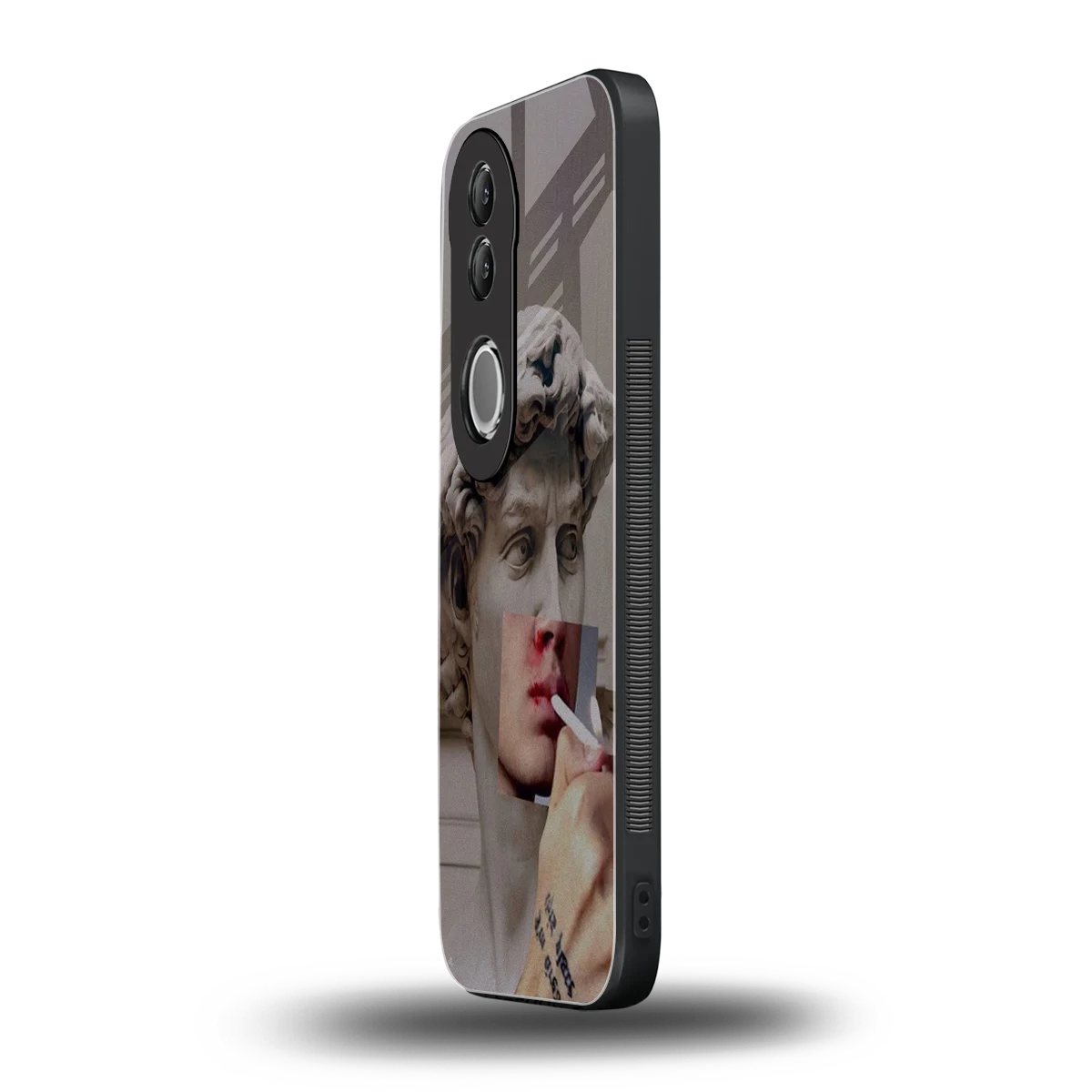 Smokin David vivo v50 mobile cover | shockproof glass phone case