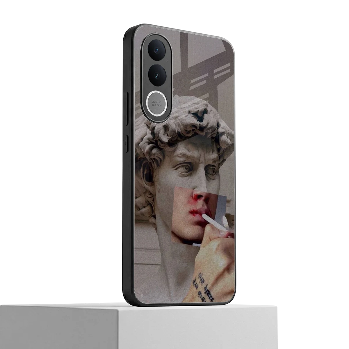 Smokin David vivo v70 fe mobile cover | shockproof glass phone case