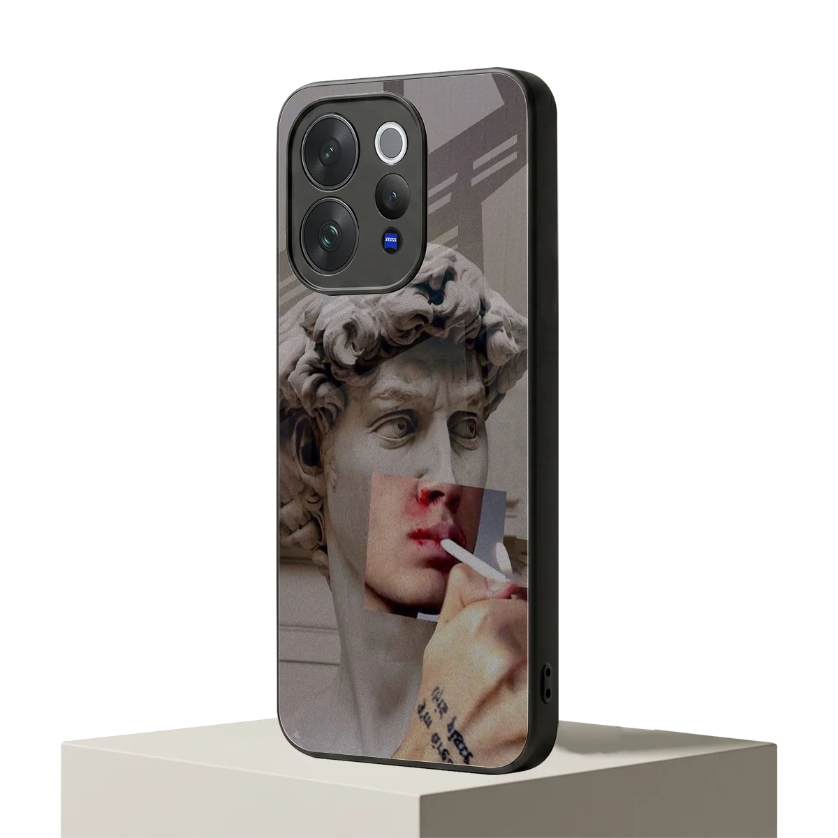Smokin David vivo v70 mobile cover | shockproof glass phone case