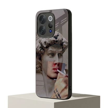 Smokin David vivo v70 mobile cover | shockproof glass phone case