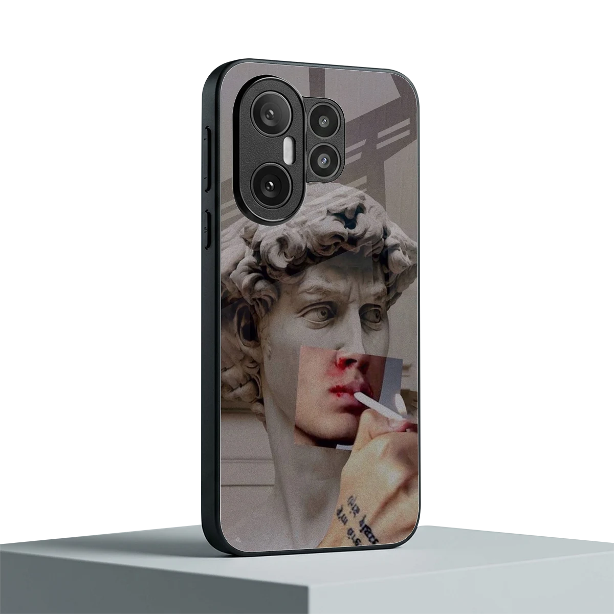 Smokin David vivo x200 fe mobile cover | shockproof glass phone case
