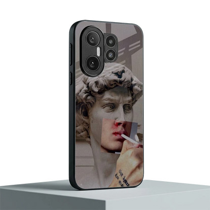 Smokin David vivo x200 fe mobile cover | shockproof glass phone case
