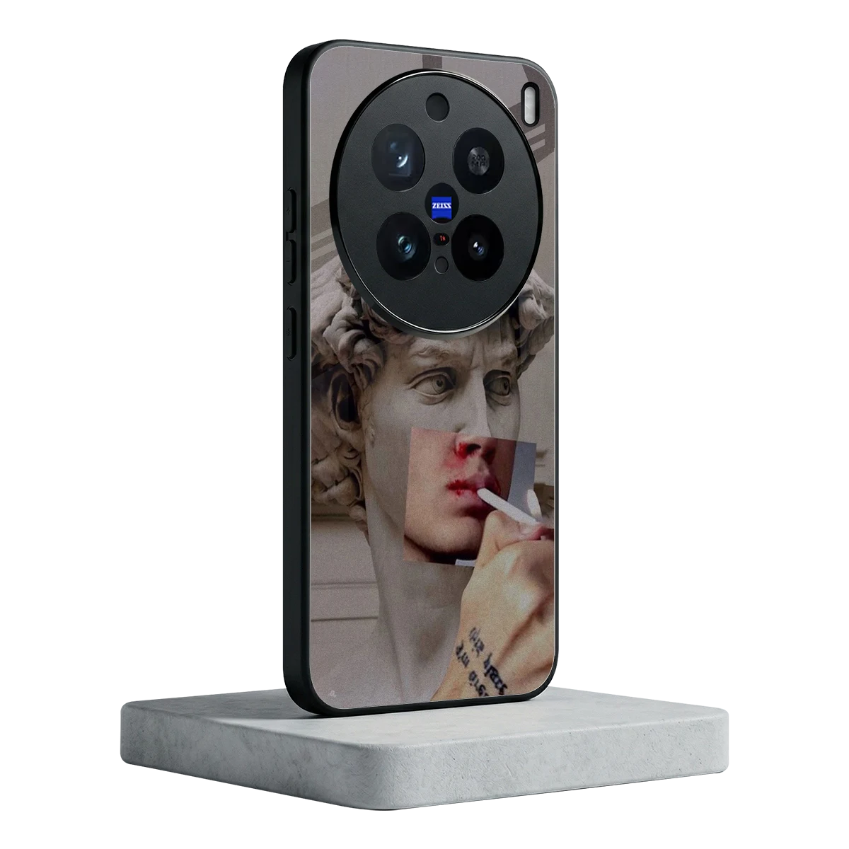 Smokin David vivo x200 pro mobile cover | shockproof glass phone case