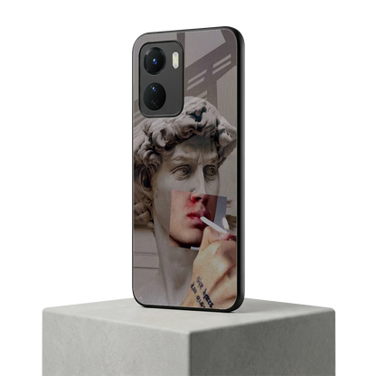 Smokin David vivo y16 mobile cover | shockproof glass phone case