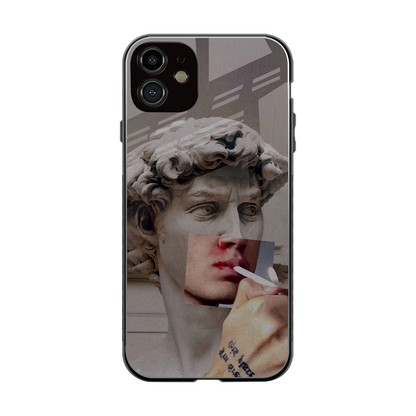 Smokin David back phone cover | glass case for iphone 11