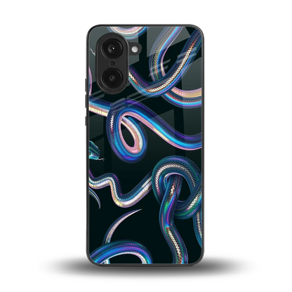 Snakes back phone cover | glass case for oneplus nord ce5 5g