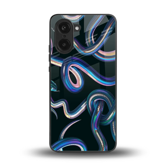 Snakes back phone cover | glass case for oneplus nord ce5 5g