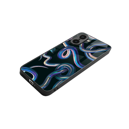 Snakes stylish phone case for oneplus nord ce5 5g | glossy glass and slim fit