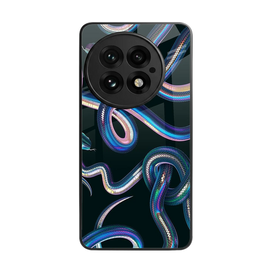 Snakes back phone cover | glass case for oneplus 13