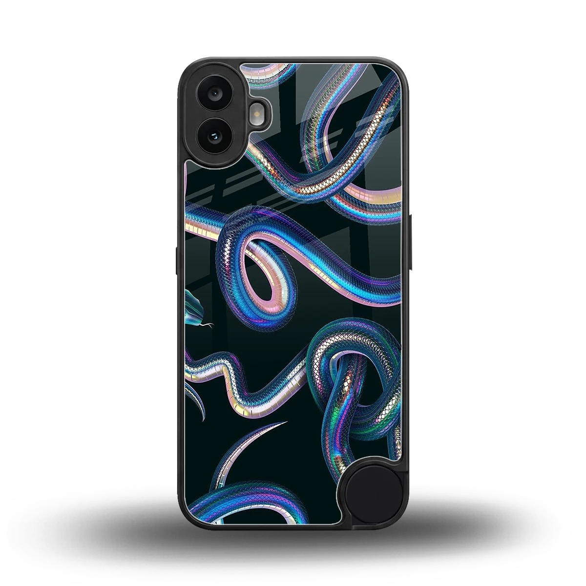 Snakes back phone cover | glass case for cmf nothing phone 1
