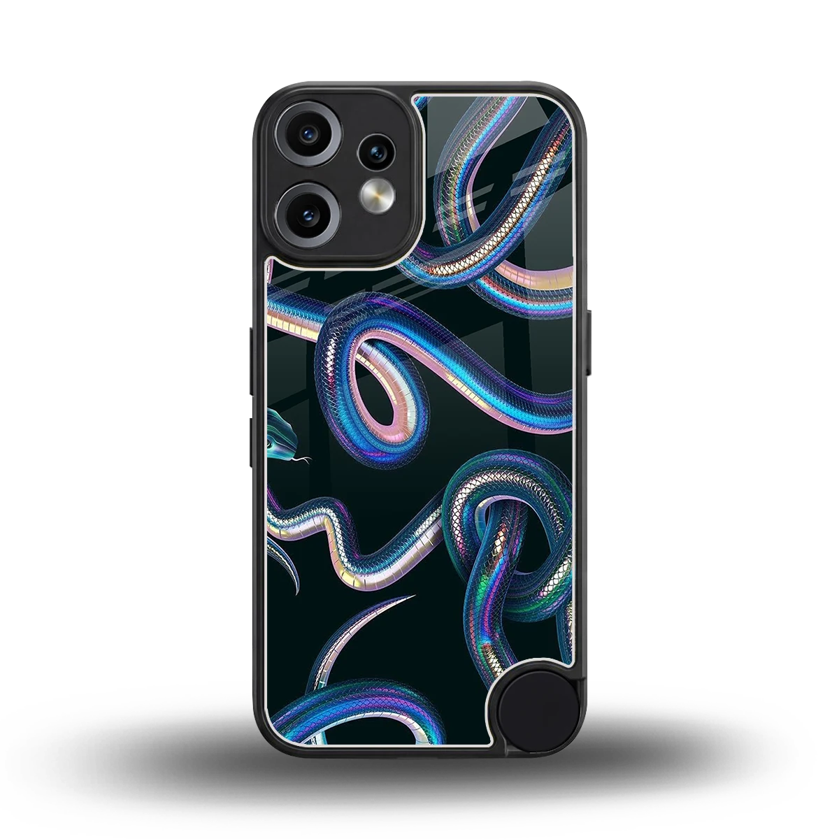 Snakes back phone cover | glass case for cmf nothing phone 2 pro