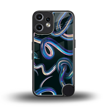 Snakes back phone cover | glass case for cmf nothing phone 2 pro