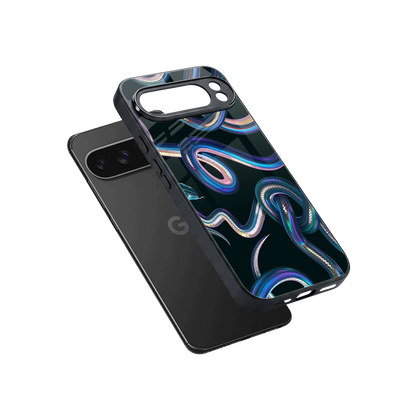 Snakes sleek google pixel 10 pro xl cover with tempered glass back and TPU edges