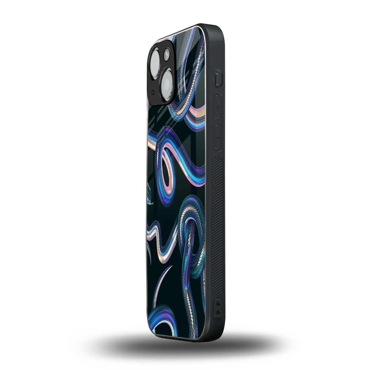 Snakes iphone 13 mini mobile cover | shockproof glass phone case