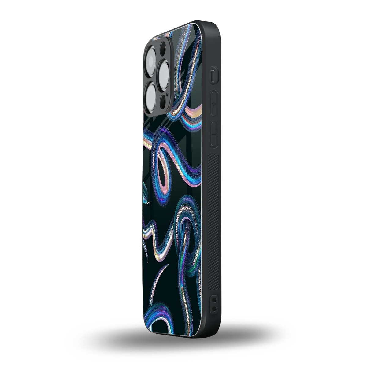 Snakes iphone 15 pro max mobile cover | shockproof glass phone case
