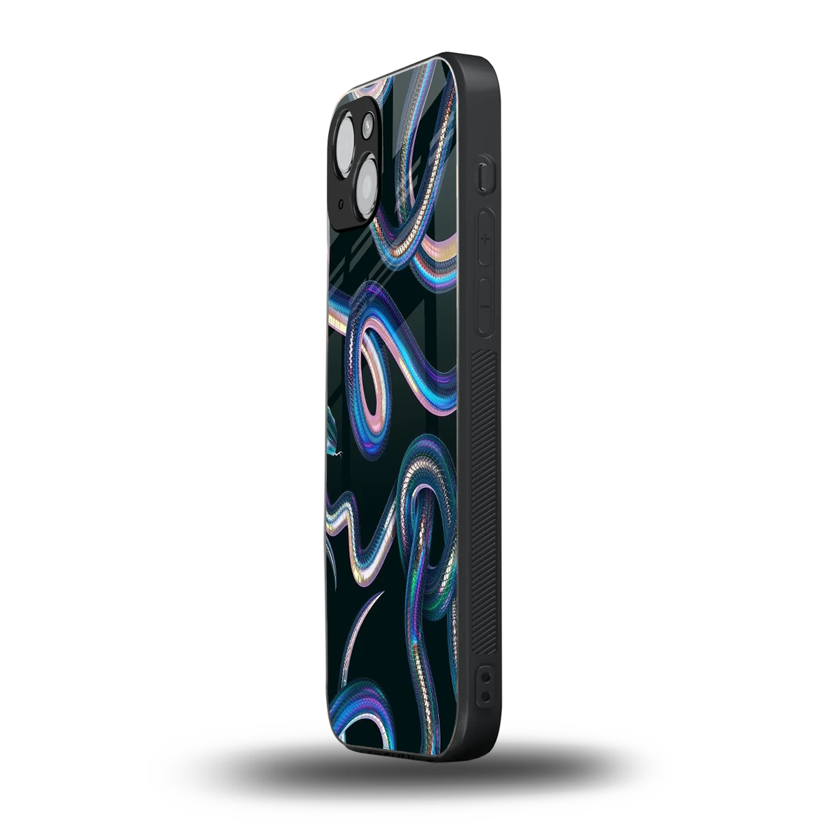 Snakes iphone 15 mobile cover | shockproof glass phone case