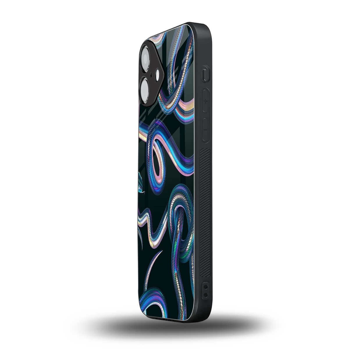 Snakes iphone 16 plus mobile cover | shockproof glass phone case