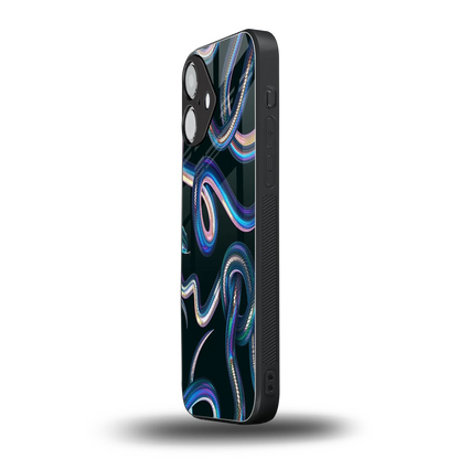 Snakes iPhone 16 mobile cover | shockproof glass phone case