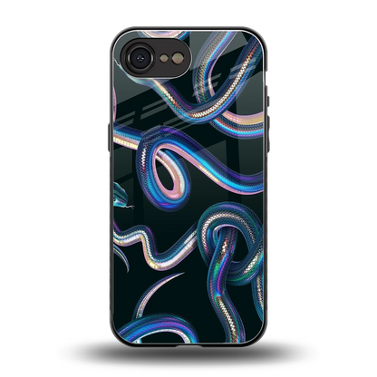 Snakes back phone cover | glass case for iphone 16e