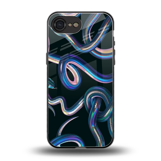 Snakes back phone cover | glass case for iphone 16e