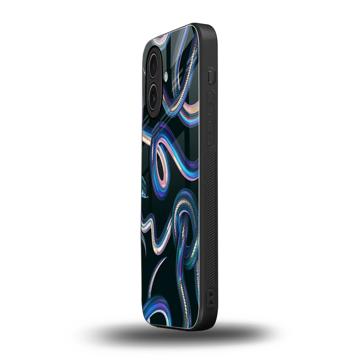 Snakes iphone 17 mobile cover | shockproof glass phone case