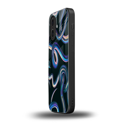 Snakes iphone 17 mobile cover | shockproof glass phone case