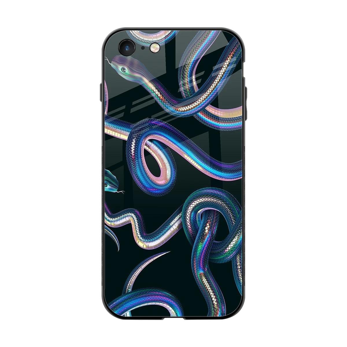 Snakes back phone cover | glass case for iphone 7