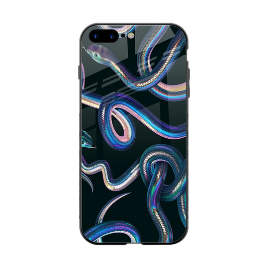 Snakes back phone cover | glass case for iphone 8 plus