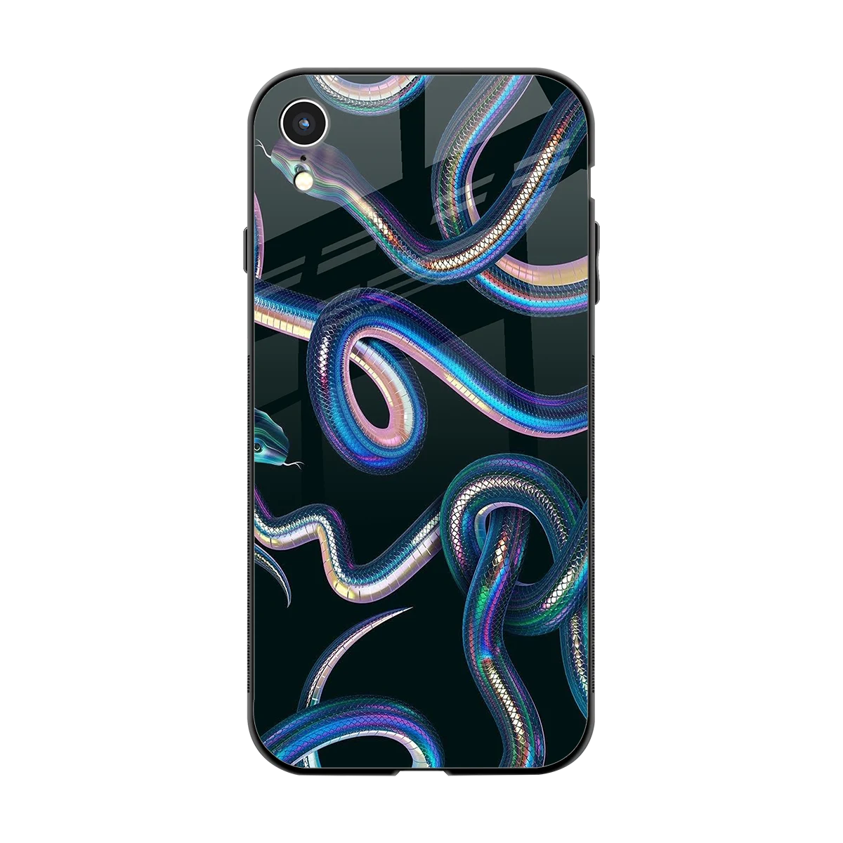 Snakes back phone cover | glass case for iphone xr