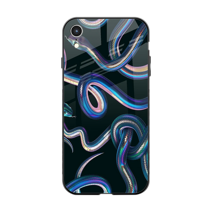 Snakes back phone cover | glass case for iphone xr