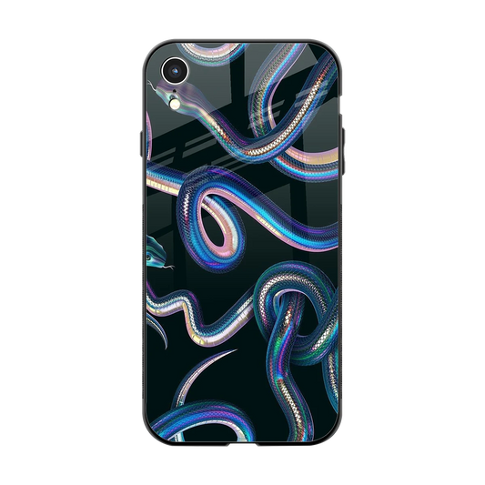 Snakes back phone cover | glass case for iphone xr