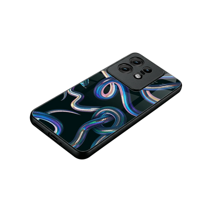 Snakes stylish phone case for motorola edge 50 pro | glossy glass and slim fit