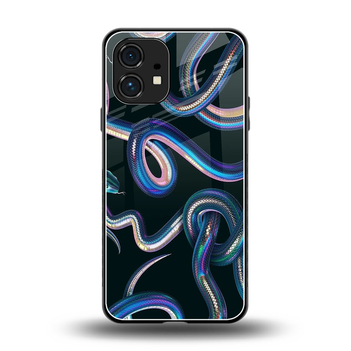 Snakes back phone cover | glass case for nothing phone 1