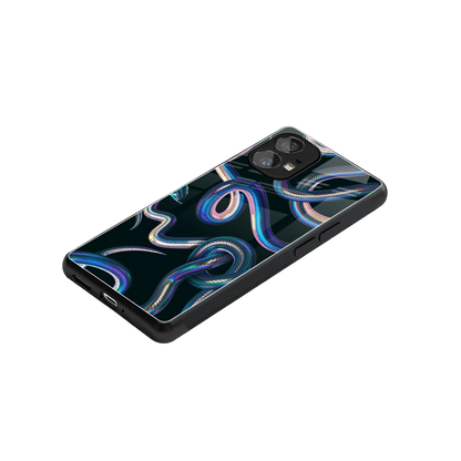 Snakes stylish phone case for nothing phone 1 | glossy glass and slim fit