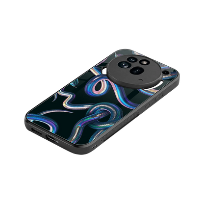 Snakes stylish phone case for nothing phone 3a pro | glossy glass and slim fit