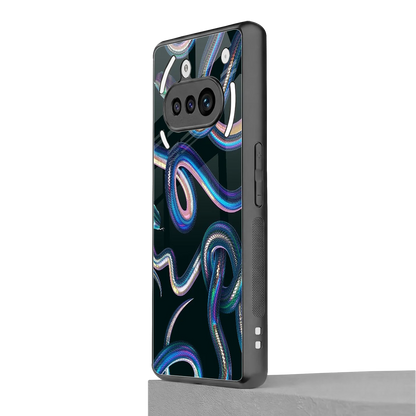 Snakes nothing phone 3a mobile cover | shockproof glass phone case