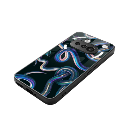 Snakes stylish phone case for nothing phone 3a | glossy glass and slim fit