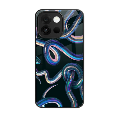Snakes back phone cover | glass case for oneplus 13s