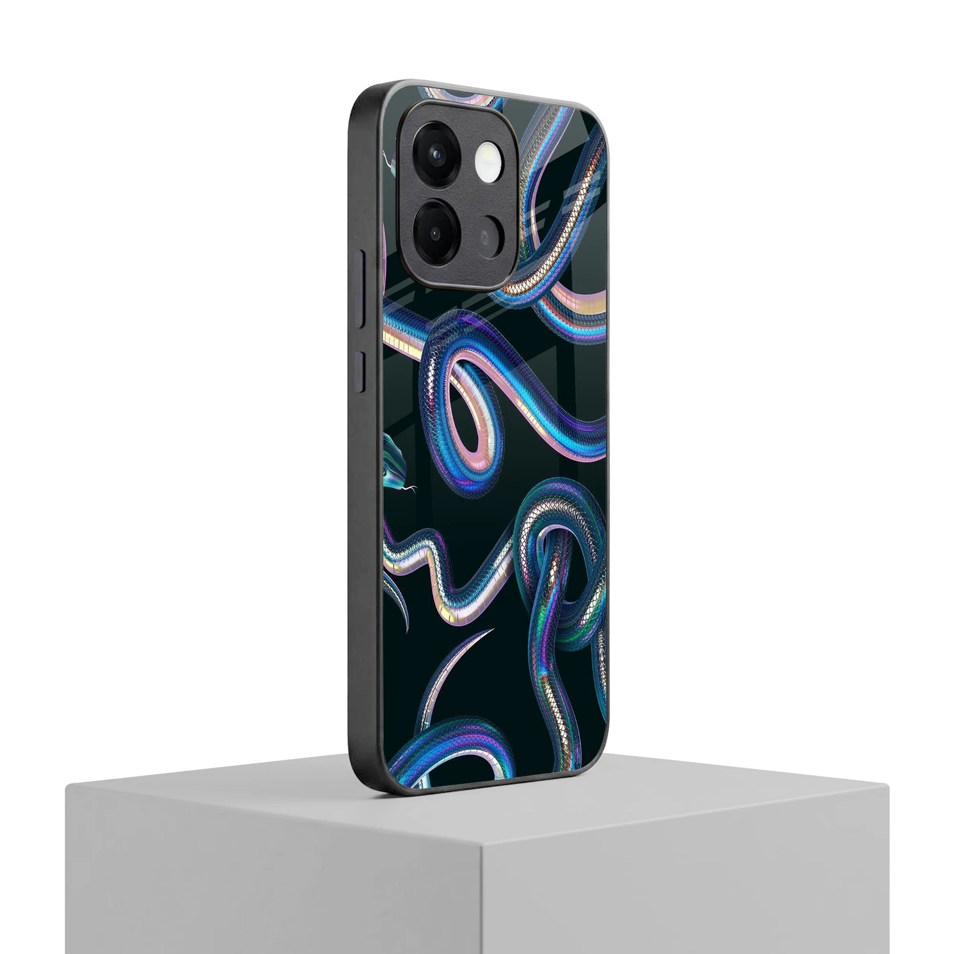 Snakes oneplus 13s mobile cover | shockproof glass phone case