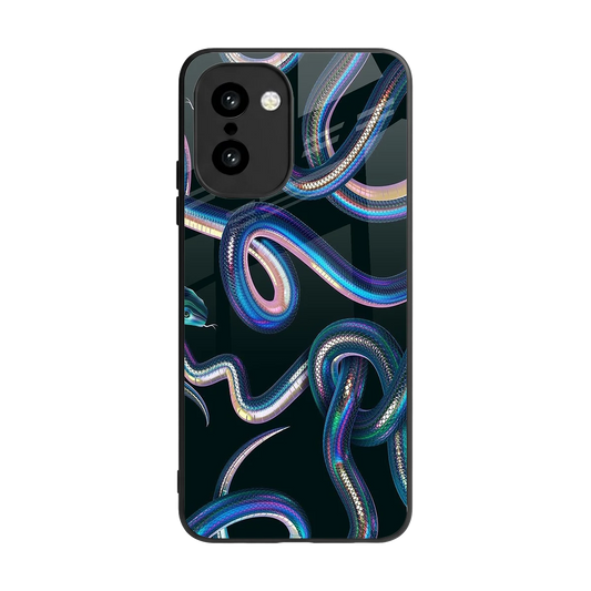 Snakes back phone cover | glass case for oneplus 15r